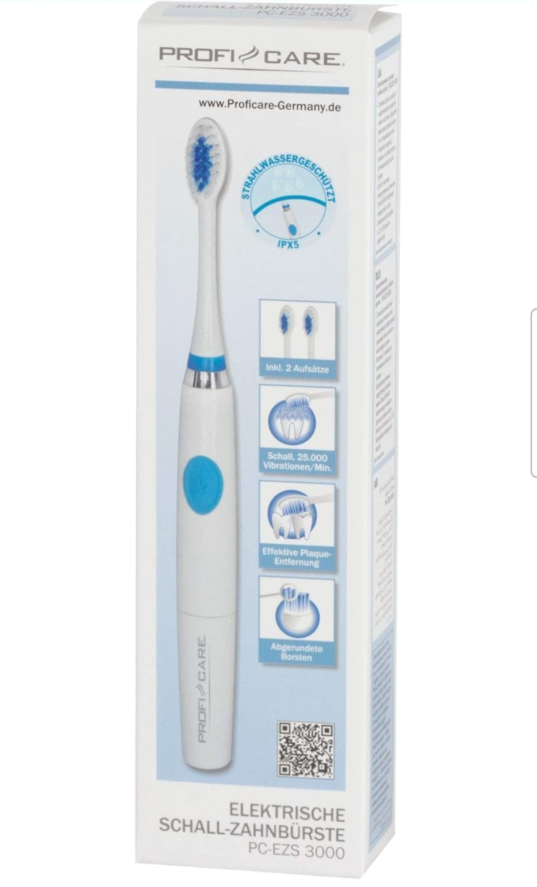 Cepillo de dientes eléctrico con pilas PC-EZS 3000