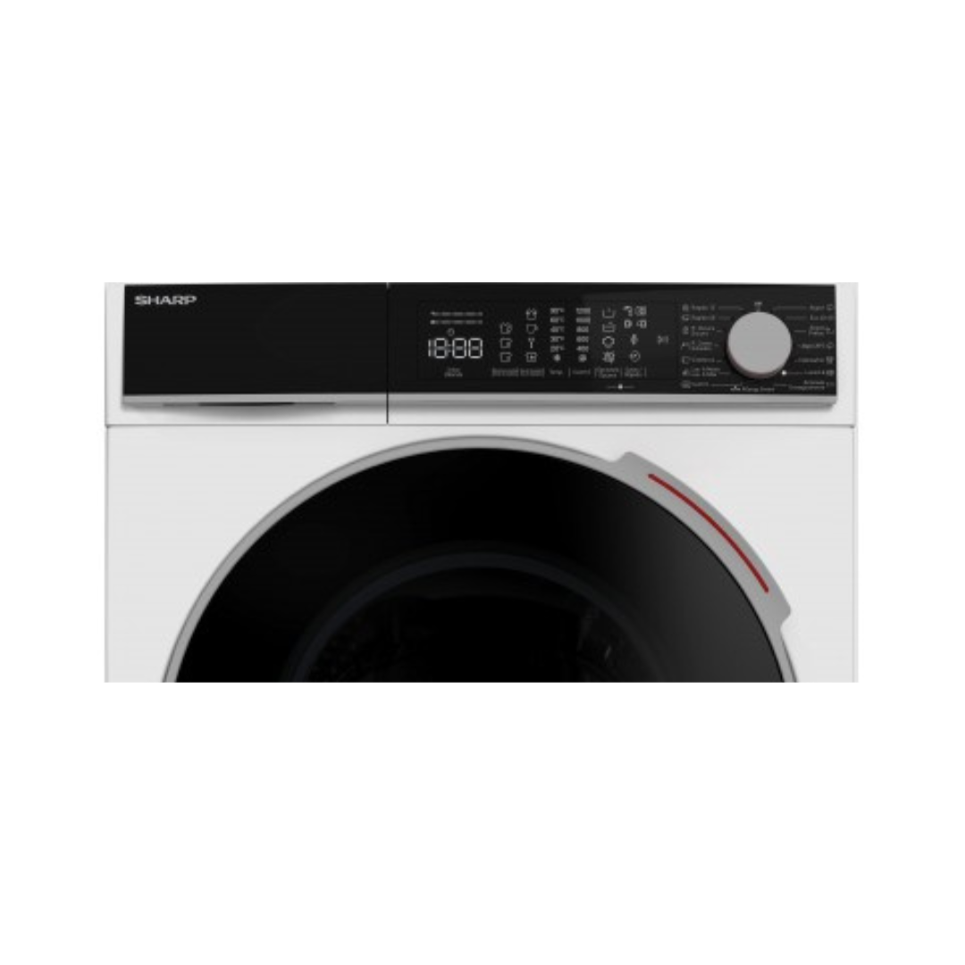 Lavadora 8kg Sharp clase A modelo NFL812CWA