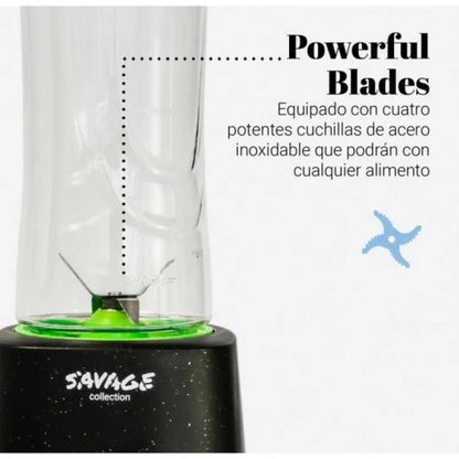 Batidora de vaso smothie 600ml 300W Universal Blue SAVAGE