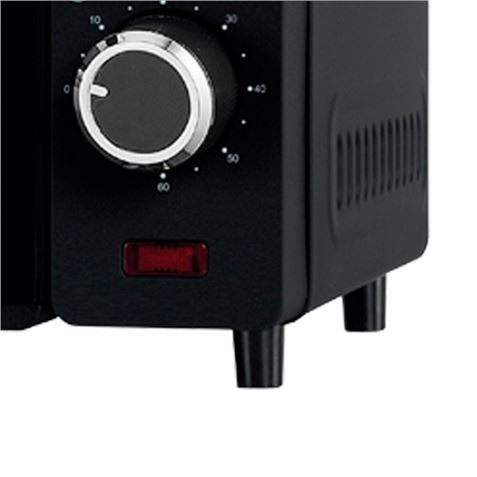 Horno de sobremesa inox/negro 650W Muvip