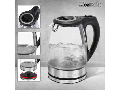 Hervidor de agua 1,7L Clatronic