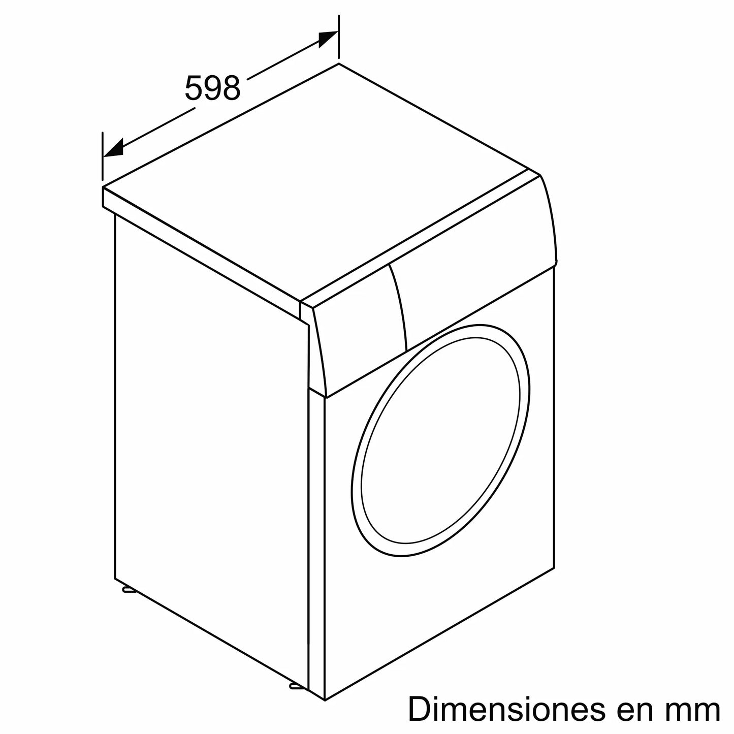 Lavadora 9KG Bosch modelo WAU28T40ES