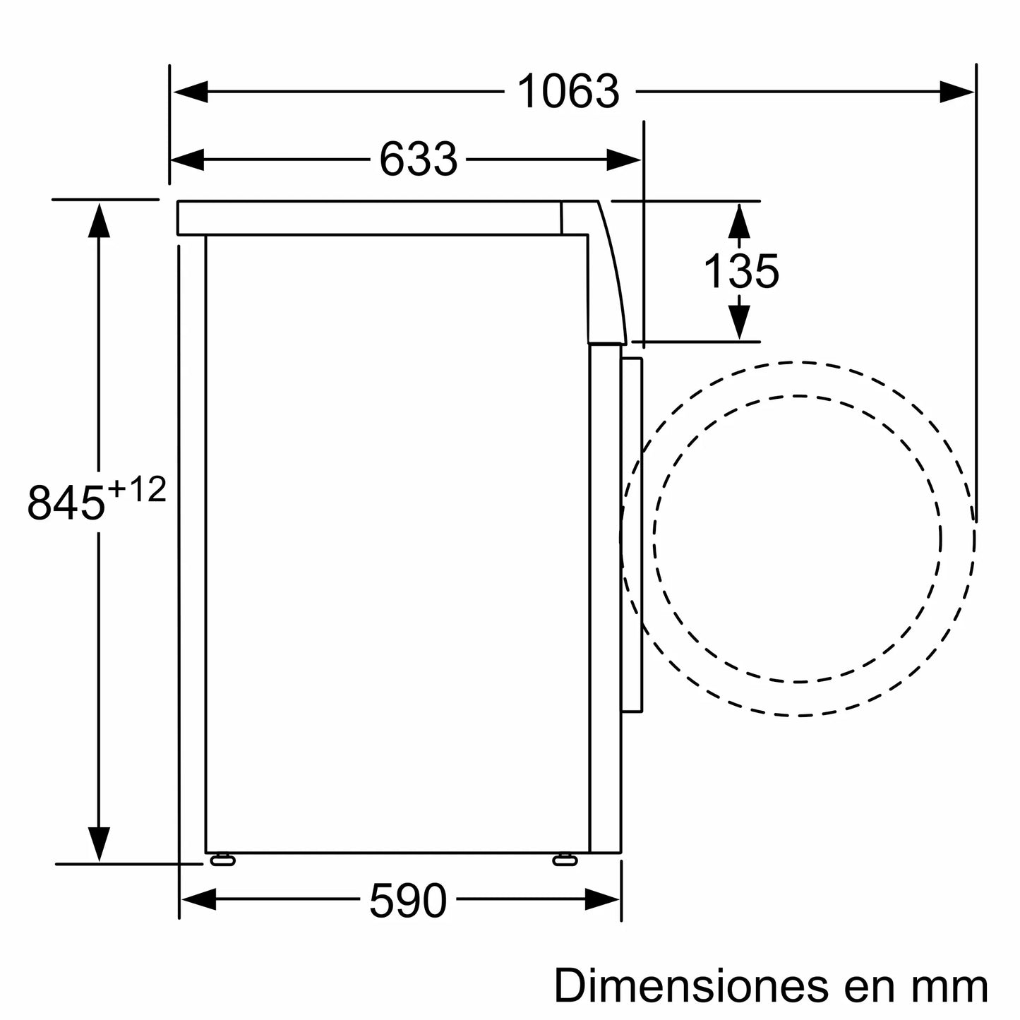 Lavadora 9KG Bosch modelo WAU28T40ES