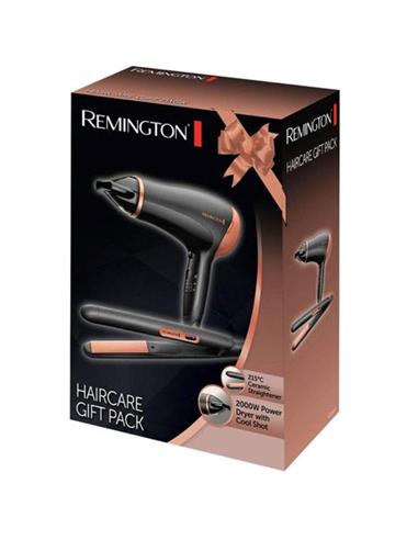 Secador + plancha del pelo Pack Remington