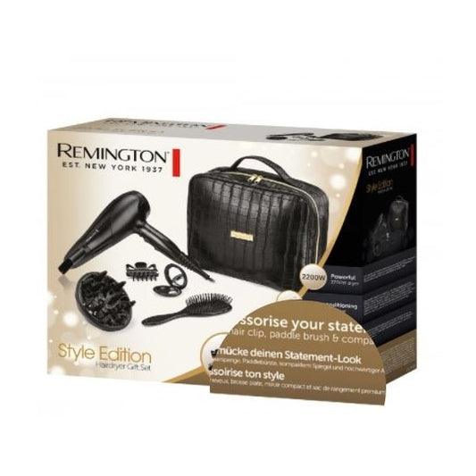 Secador Remington Gift pack edición Style con accesorios