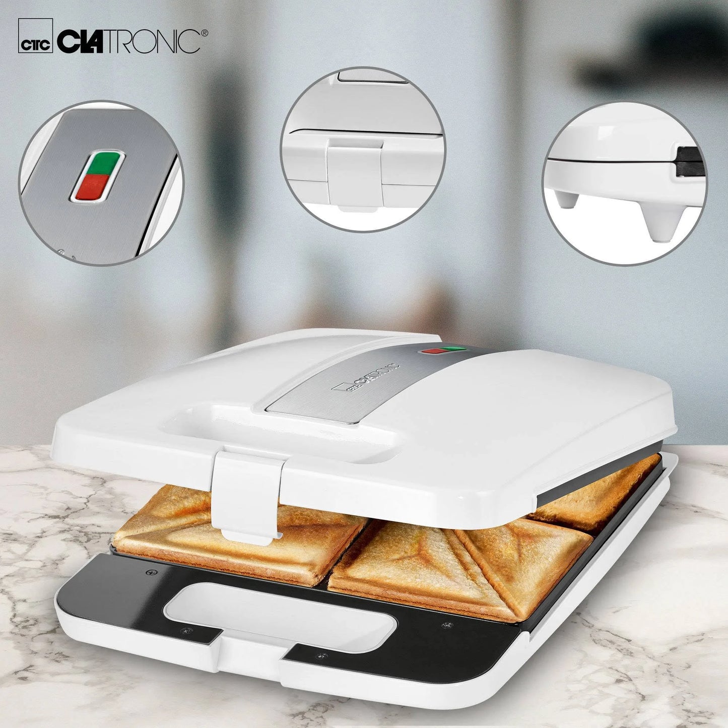 Sandwichera familiar Clatronic modelo ST 3629