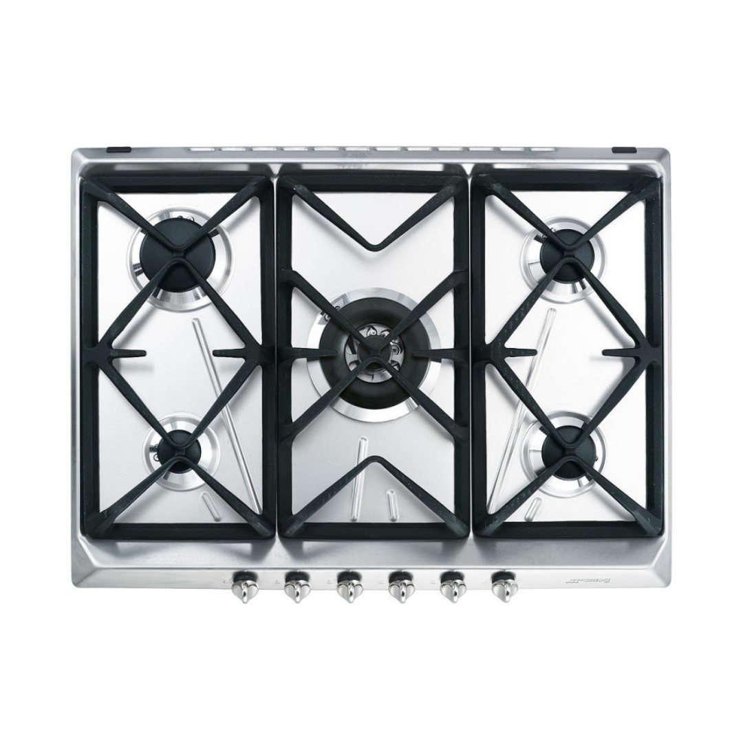 Placa gas 5 fuegos Smeg modelo SRV576GH5