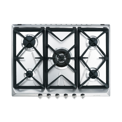 Placa gas 5 fuegos Smeg modelo SRV576GH5