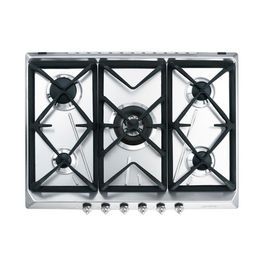 Placa gas 5 fuegos Smeg modelo SRV576GH5